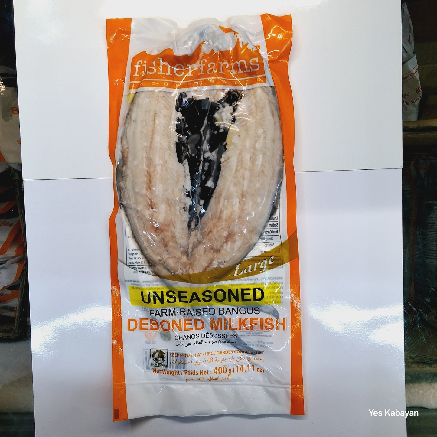 Fisherfarms Unseasoned Deboned Milkfish 400g