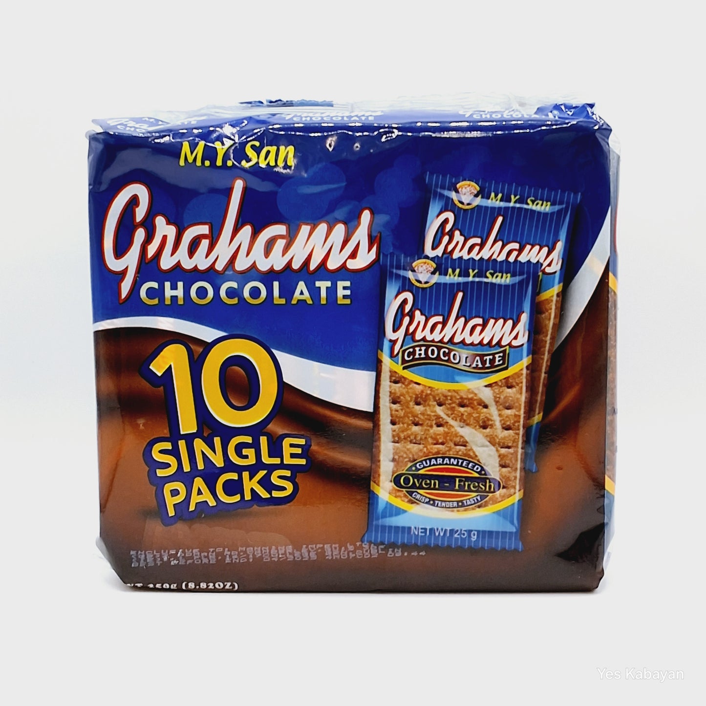 M.Y. San Grahams Chocolate 10-pcs.