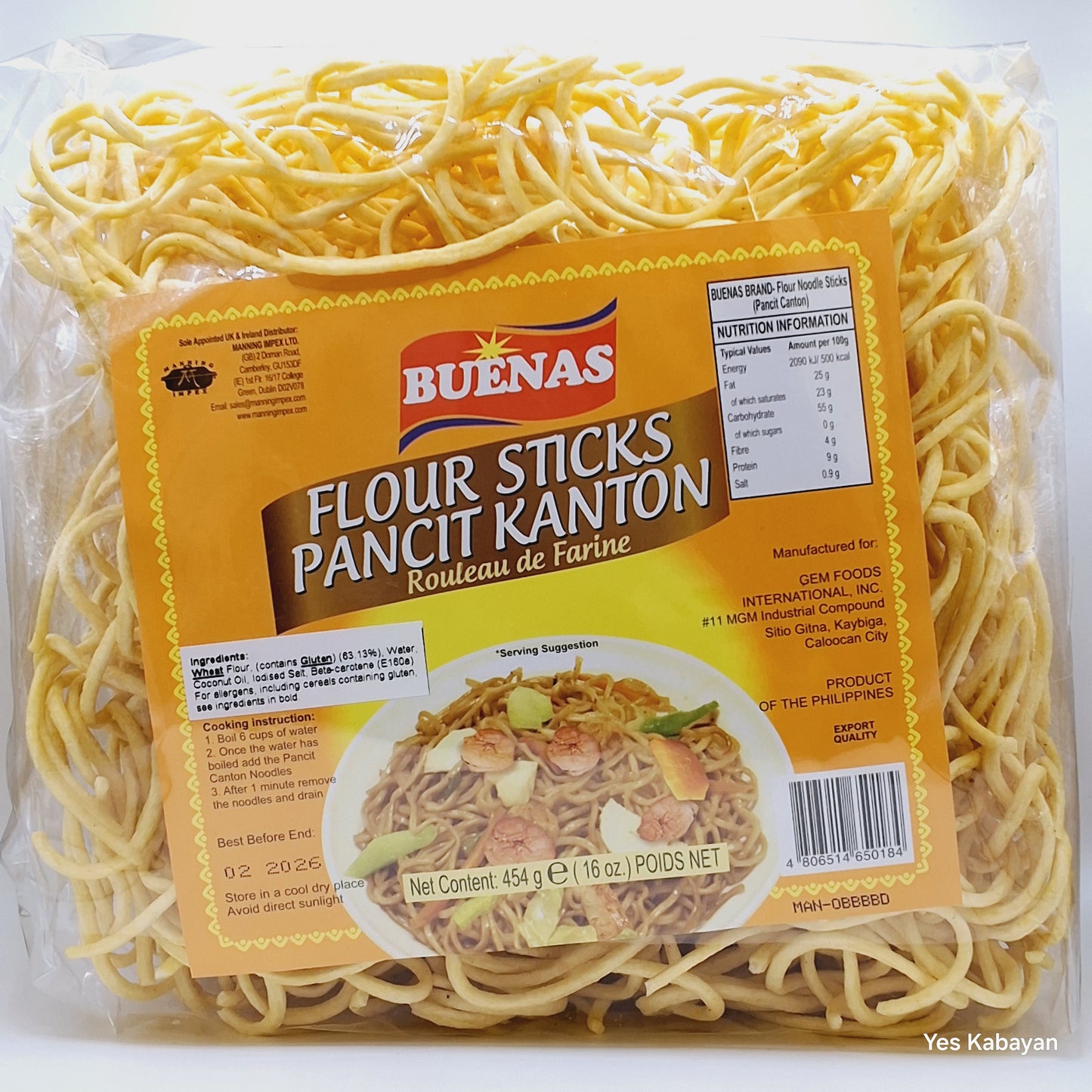 Buenas Pancit Canton (Flour Sticks)