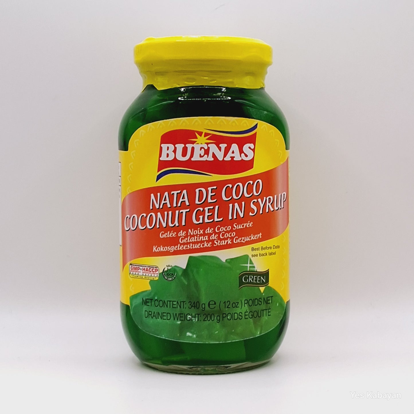 Buenas Nata de Coco (Coconut Gel in Syrup) 340g