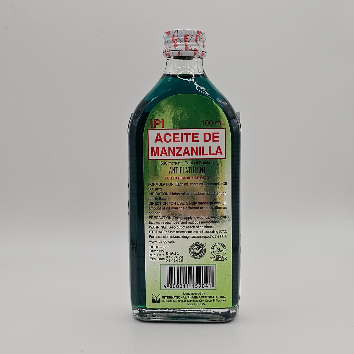 Aceite de Manzanilla