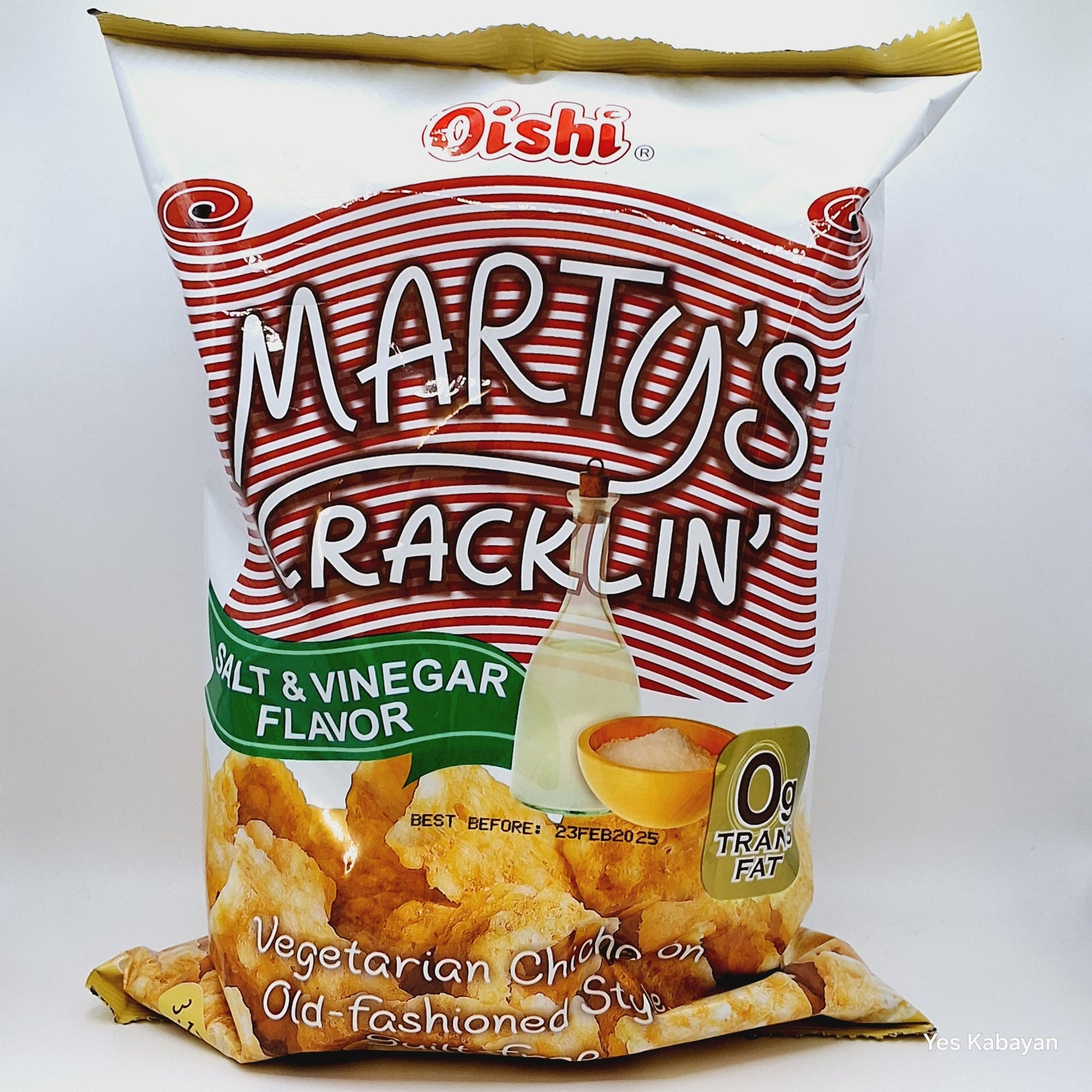 Oishi Marty's Cracklin' Vegetarian Chicharon 90g