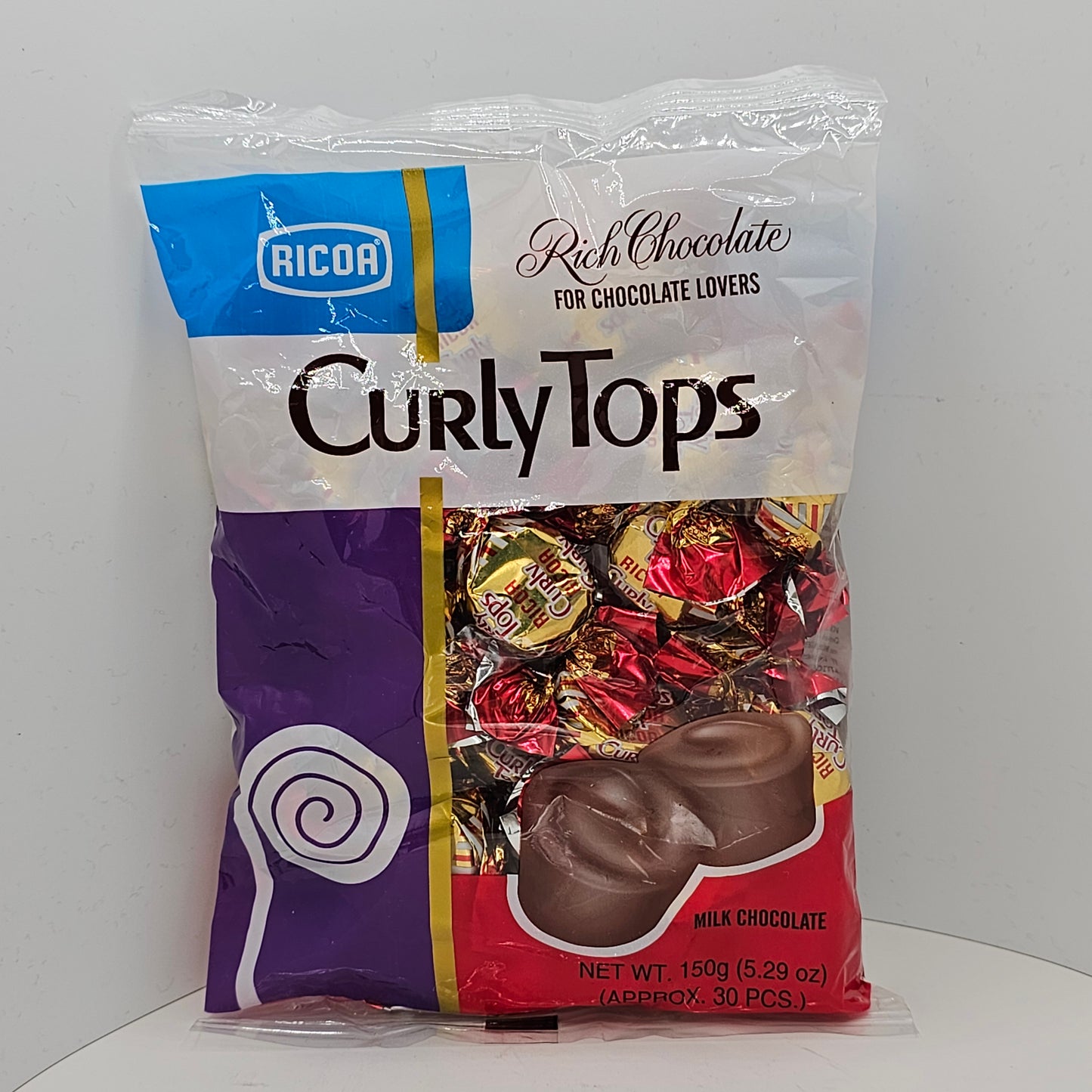 RICOA Curly Tops Milk Chocolate