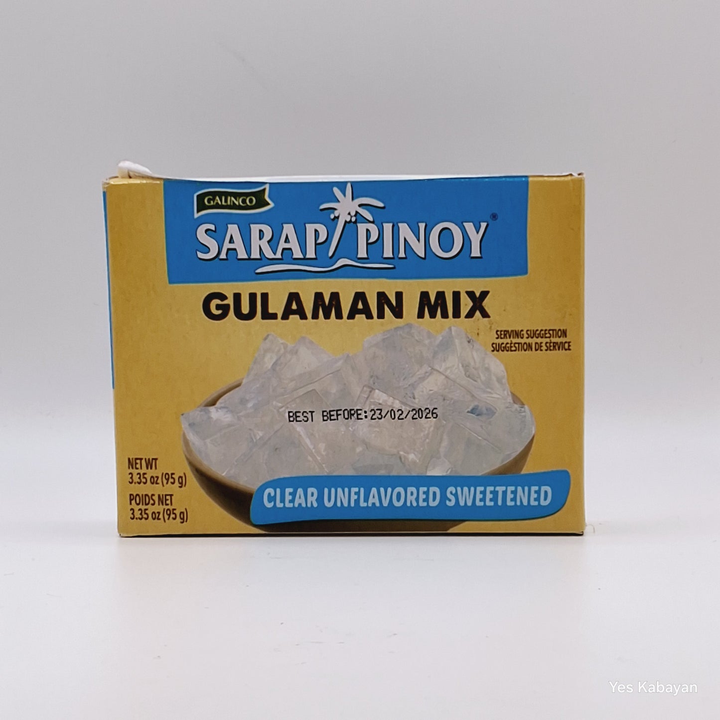 Galinco Sarap Pinoy Unflavored Gulaman Mix 95g