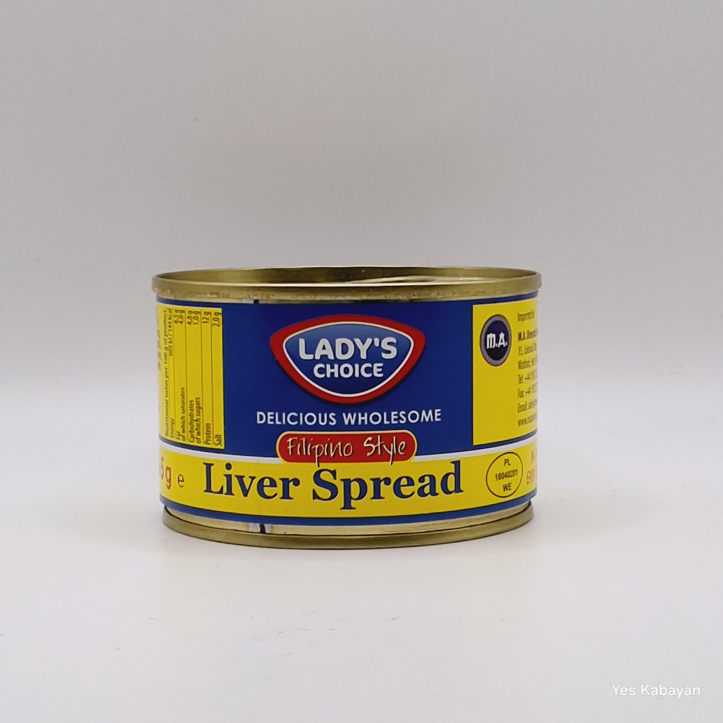 Lady's Choice Filipino Style Liver Spread 165g