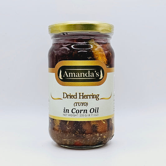 Amanda's Dried Herring (Tuyo) in Corn Oil 230g