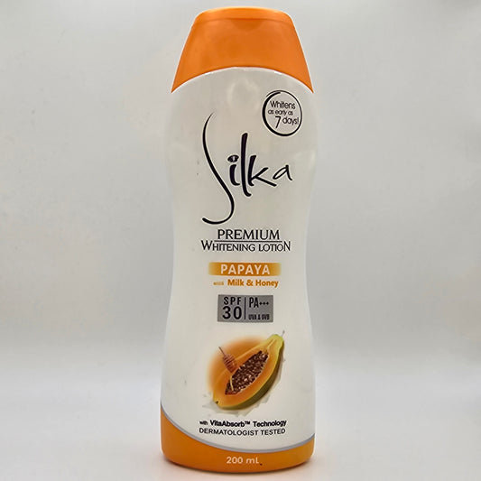 Silka Premium Whitening Lotion (Papaya with Milk & Honey)