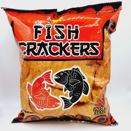 Chick Boy Fish Crackers Hot & Spicy 100g