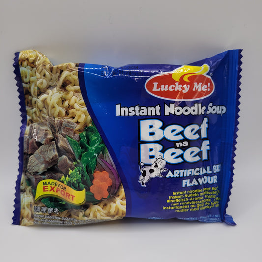 Lucky Me Instant Noodle Soup Beef na Beef