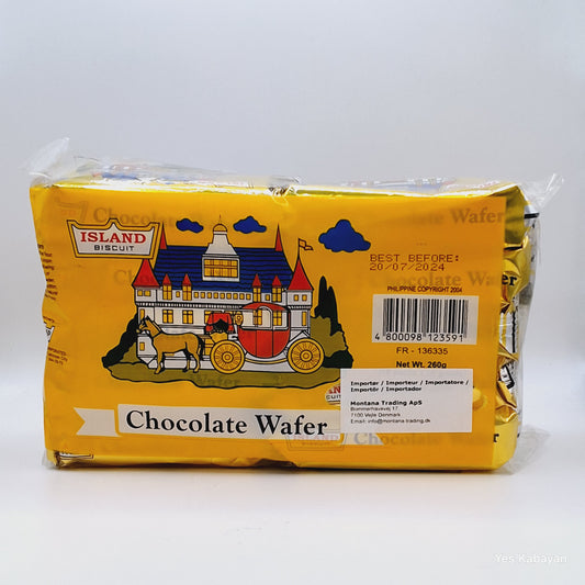 Island Biscuit Chocolate Wafer 10 pack