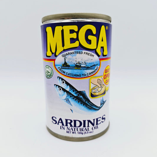 MEGA Sardines in Natural Oil 155g