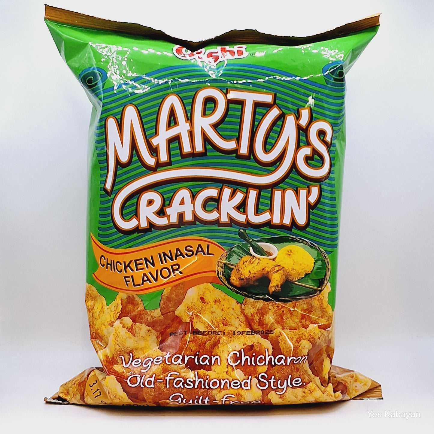 Oishi Marty's Cracklin' Vegetarian Chicharon 90g