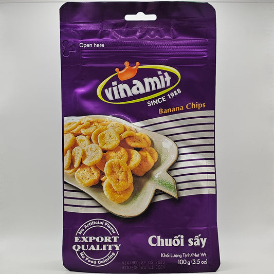 Vinamit Banana Chips 100g