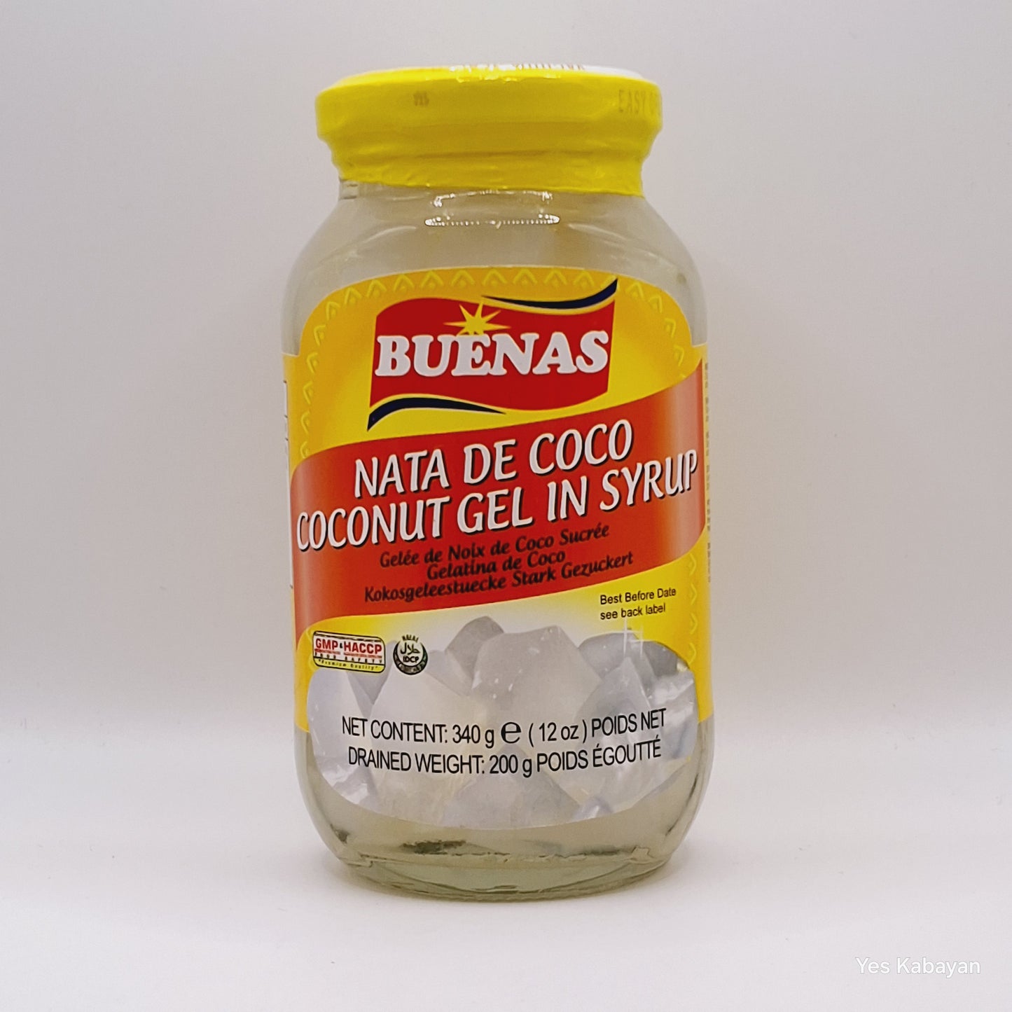 Buenas Nata de Coco (Coconut Gel in Syrup) 340g