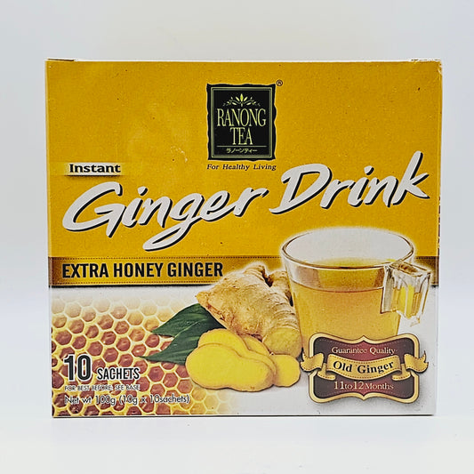 Ranong Tea Instant Ginger Drink (Extra Honey Ginger) 10 pcs.